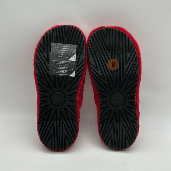 1819- UGG Men’s Slippers Red Size 8 – Style 1117473 – New Without Tag - Picture 6 of 6